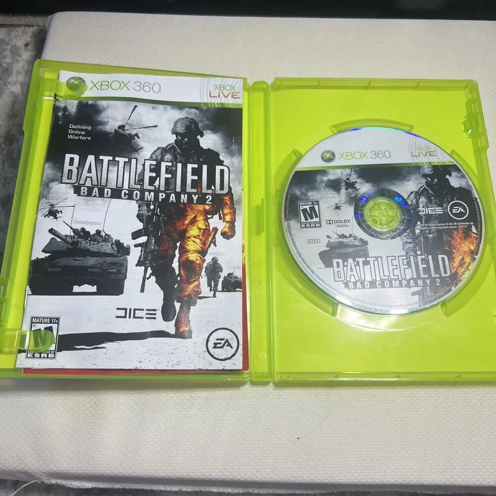 Battlefield Bad Company 2 Platinum‎ Hits - Microsoft Xbox 360 Pristine Authentic